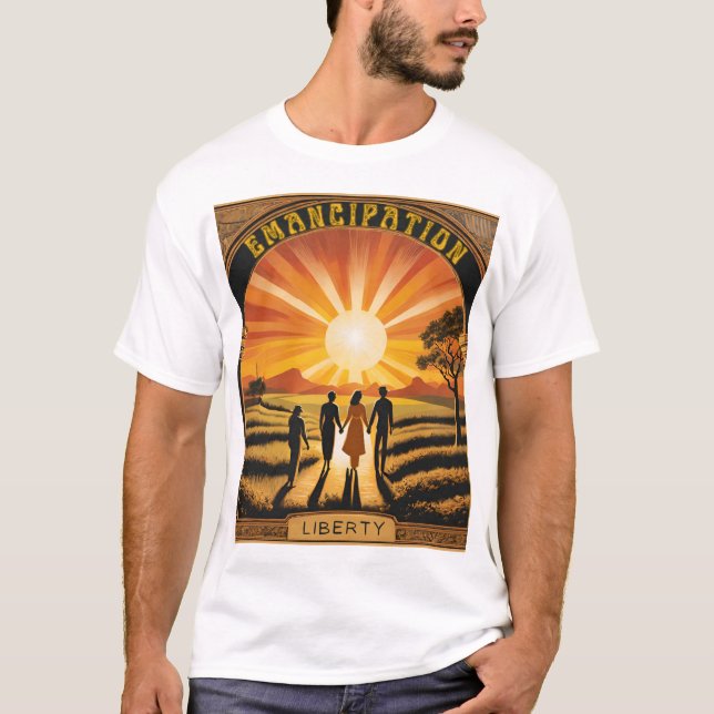 Camiseta de "Emancipación Amanecer" - Celebrar la  (Anverso)