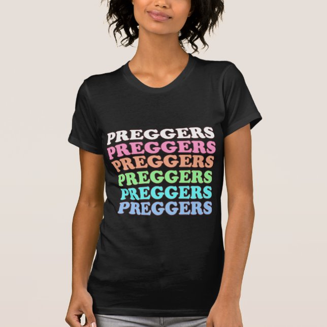 Camiseta de embarazo corta (Anverso)