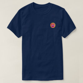 Camiseta de Emoji de Cara Sonriente con Ojos de Co