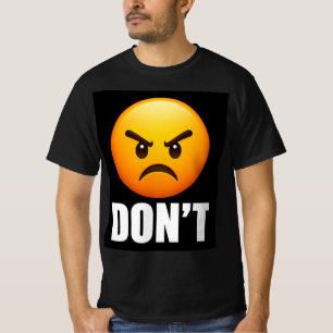 Camiseta de Emoji Enojado NO