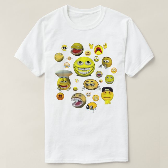 Camiseta de Emoji maldición (Diseño del anverso)