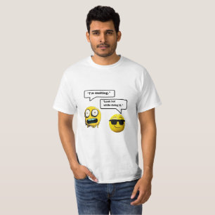 Camiseta de Emoji masculina divertida