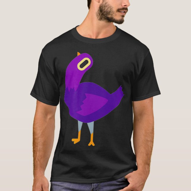 Camiseta de Emoji Trash Dove - Camiseta de pichón  (Anverso)