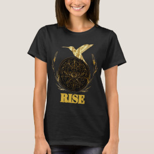 Camiseta de empoderamiento femenino RISE Golden Ph