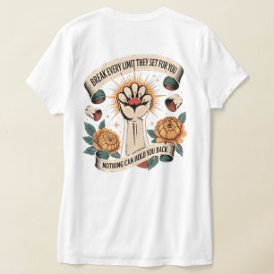 Camiseta de empoderamiento femenino Rompe límites