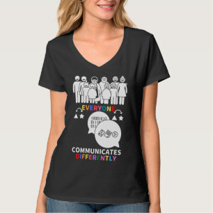 Camiseta De En Abril Usamos El Rojo En Vez Del Autismo Que 