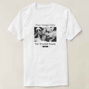 Camiseta de encargo de la foto
