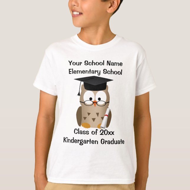 Camiseta de encargo de la graduación de la (Anverso)