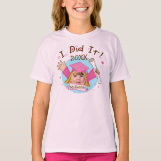Camiseta de encargo de la graduación del graduado