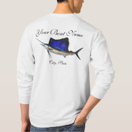 Camiseta de encargo de la pesca del pez volador