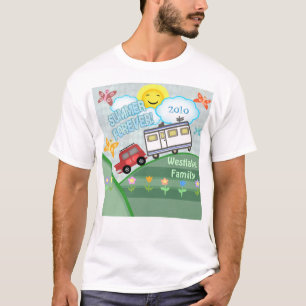 Camiseta de encargo de las vacaciones de familia