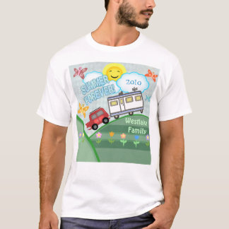 Camiseta de encargo de las vacaciones de familia