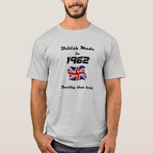 Camiseta de encargo del año del nacimiento de la