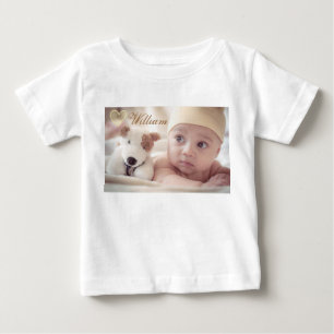 camiseta de encargo del bebé de la foto