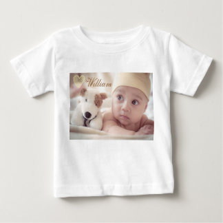 camiseta de encargo del bebé de la foto