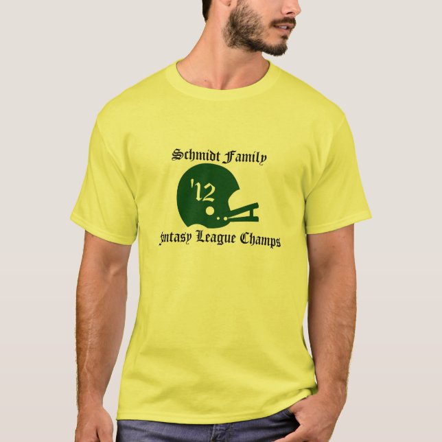 Camiseta de encargo del fútbol de la fantasía de (Anverso)