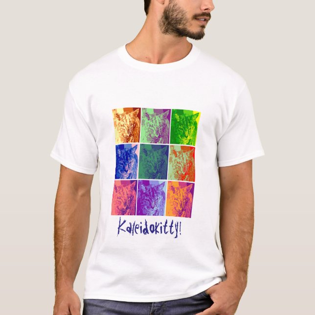 Camiseta de encargo del mascota de Kaleidokitty 2 (Anverso)