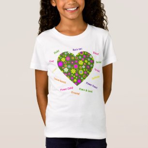 Camiseta de energía de las flores - Chicas