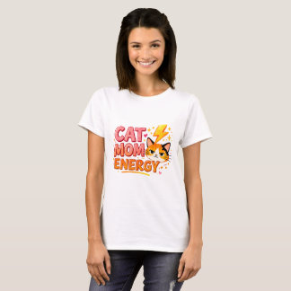 Camiseta de Energía de Mamá de Gato – Camiseta Div