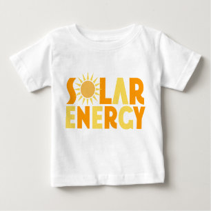Camiseta de energía solar del regalo