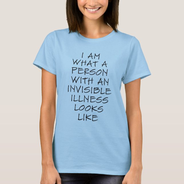 Camiseta de Enfermedades Invisibles (Anverso)