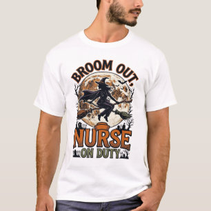 Camiseta de enfermera de Halloween Diseño divertid