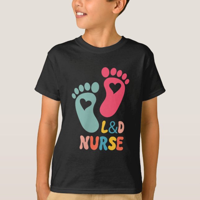 Camiseta de enfermera de labor y parto - Labor (Anverso)