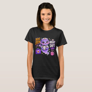 Camiseta de enfermera del turno de noche de la tri