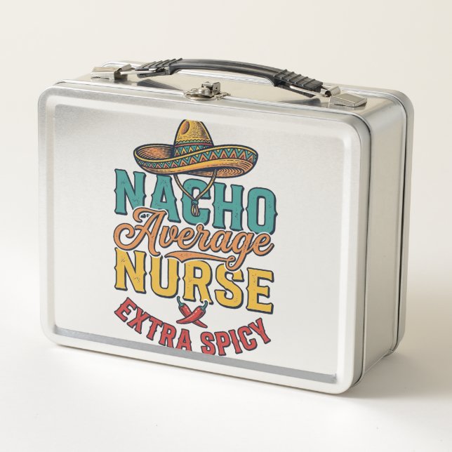 Camiseta de enfermera divertida Nacho Average Nurs (Anverso)