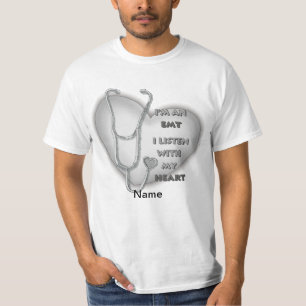Camiseta de enfermera EMT Gray Heart