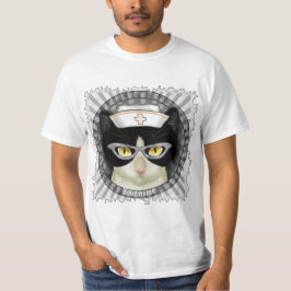 Camiseta de Enfermera Gato Esmoquin