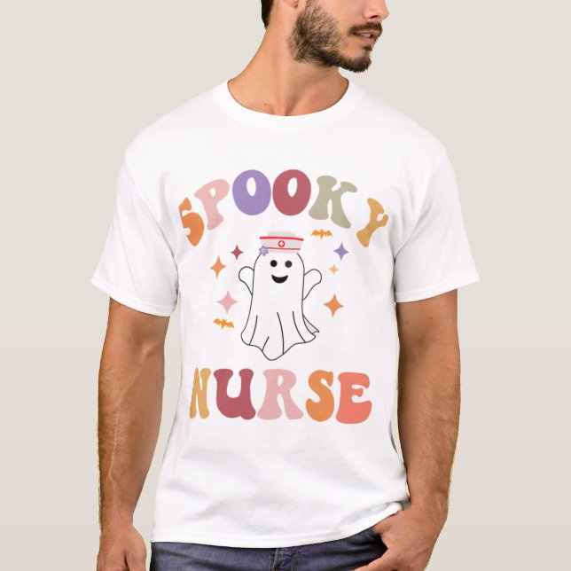 Camiseta de enfermera Halloween - Fantasca enferme (Anverso)