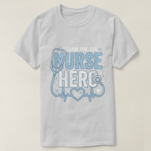 Camiseta de Enfermera Héroe Regalo del Día de Agra