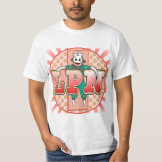Camiseta de enfermera LPN de Mono de media
