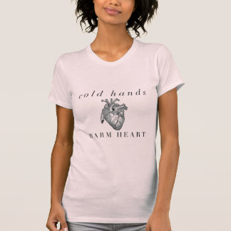 Camiseta de Enfermera Médica Anatómica del Corazón
