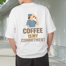 Camiseta de Enfermera Mi Compromiso es el Café