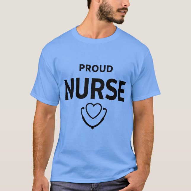Camiseta de Enfermera Orgullosa – Tipografía Médic (Anverso)