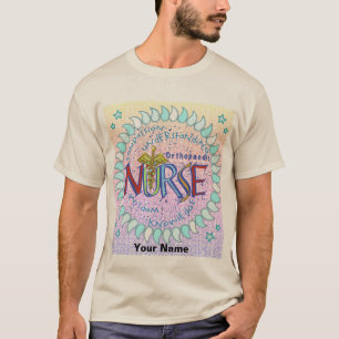 Camiseta de enfermera ortopédica personalizado Mot