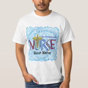 Camiseta de enfermera ortopédica personalizado Mot