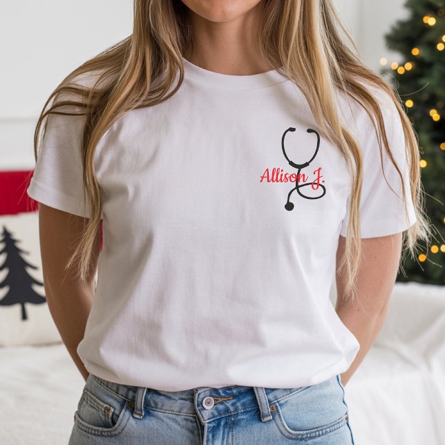 Camiseta de enfermera personalizado, camiseta de e (nurse t-shirt, nurse gift, registered nurse t-shirt, nursing school t-shirt, nursing student shirt,)
