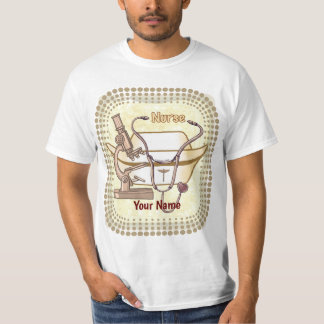 Camiseta de enfermera personalizado de Collage