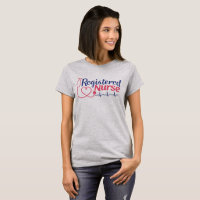 Camiseta de enfermera registrada con EKG