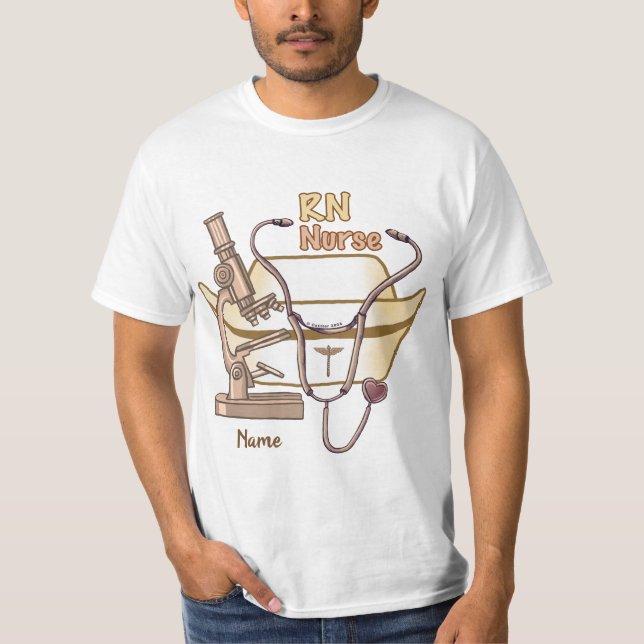 Camiseta de enfermera RN de Guay (Anverso)