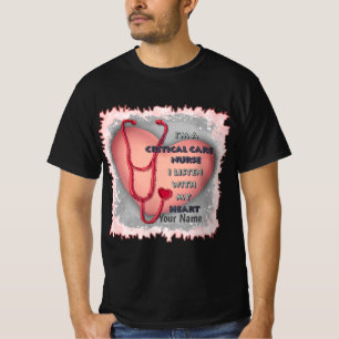 Camiseta de enfermeras de personalizado Crítico de