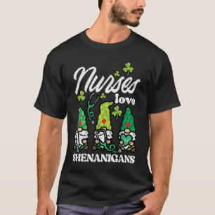 Camiseta de enfermeras del Día de San Patricio Gno