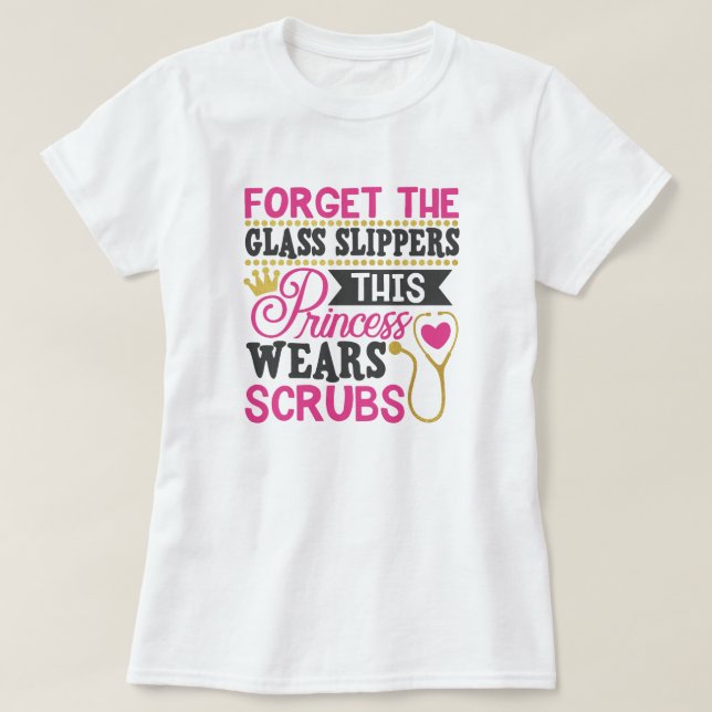 Camiseta de enfermería Life (Diseño del anverso)