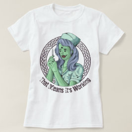 Camiseta de enfermería zombie