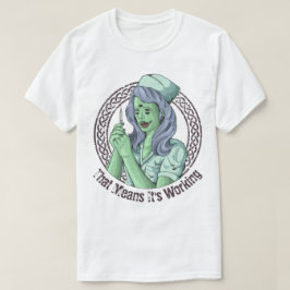 Camiseta de enfermería zombie