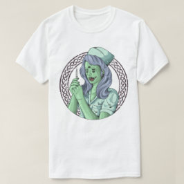 Camiseta de enfermería zombie