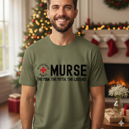 Camiseta de enfermero RN La leyenda El hombre El m